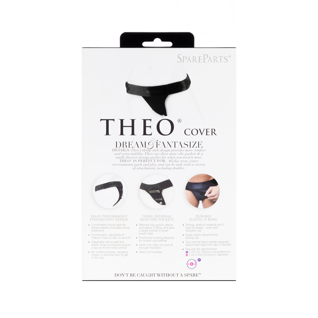 SpareParts Theo Cover Undwr Harness Black (Single Strap) Size B Nylon