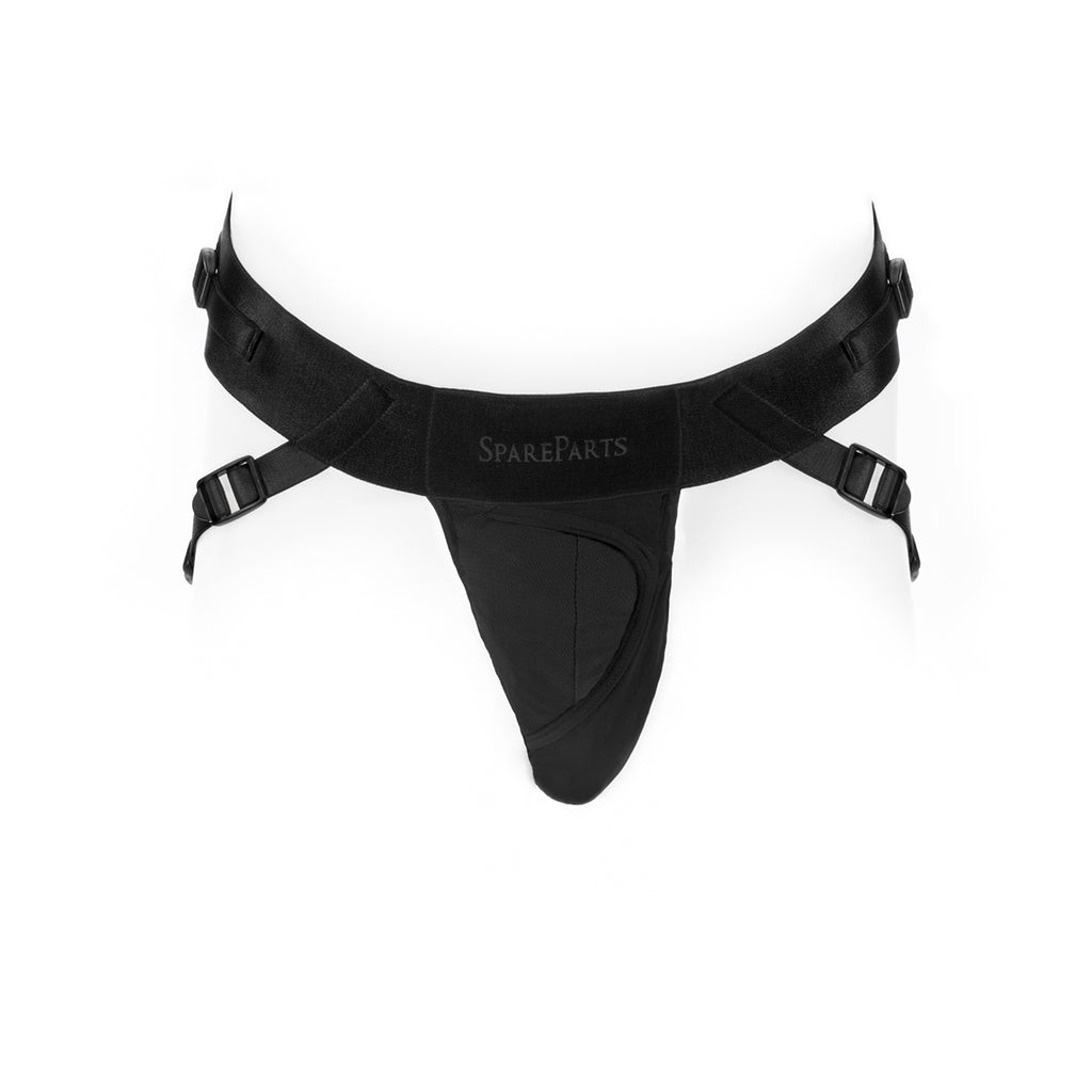 SpareParts Deuce Cover Undwr Harness Black (Double Strap) Size A Nylon