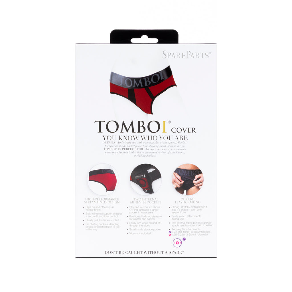 SpareParts Tomboi Cover Brief Nyl Bk XXS