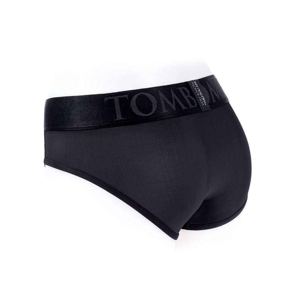 SpareParts Tomboi Cover Brief Nylon Bk M