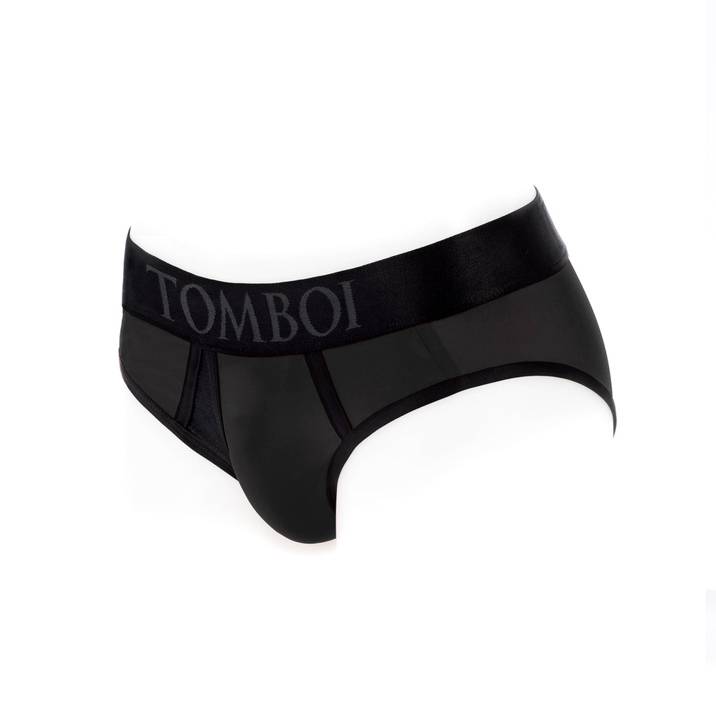 SpareParts Tomboi Cover Brief Nyl Bk XL