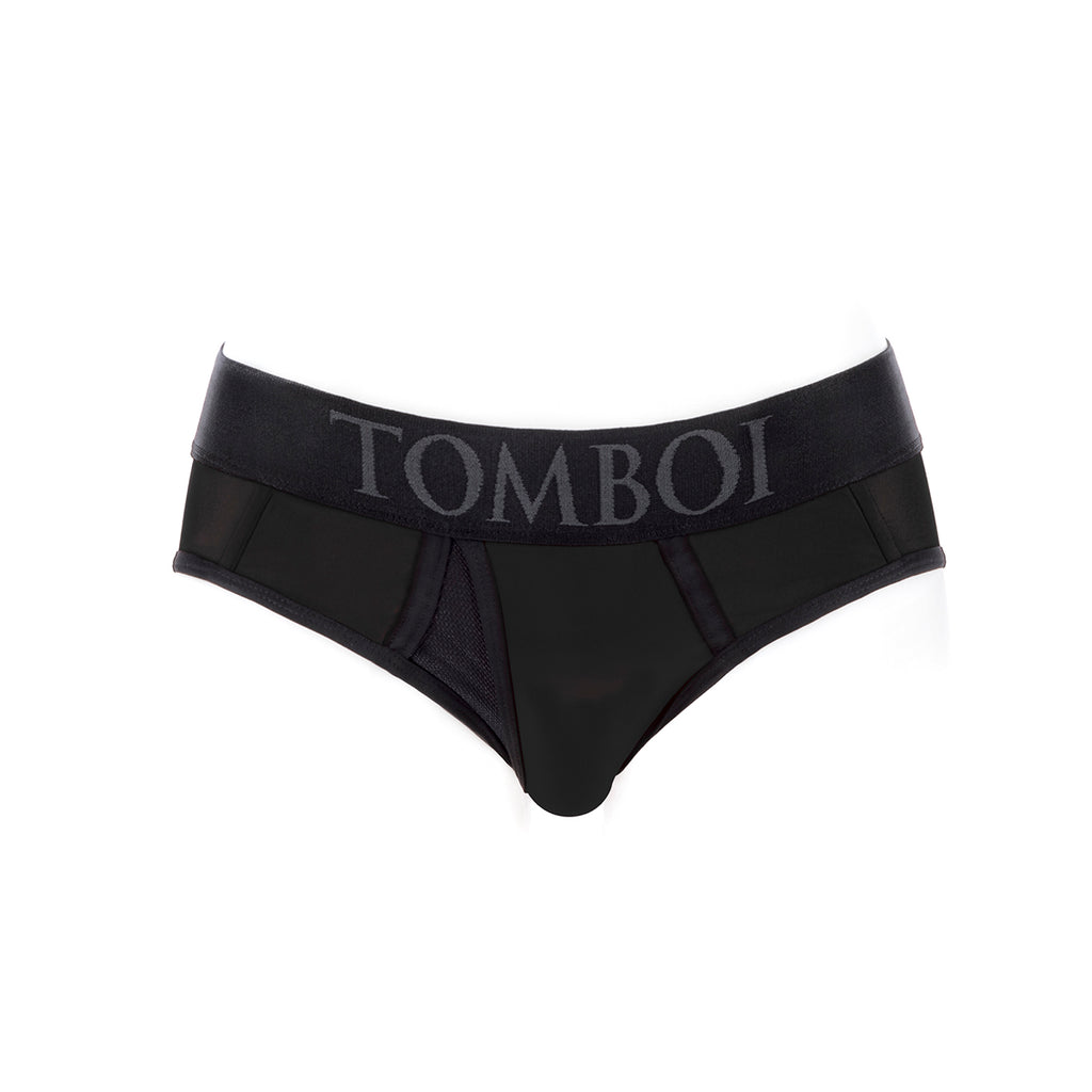 SpareParts Tomboi Cover Brief Nyl Bk XL