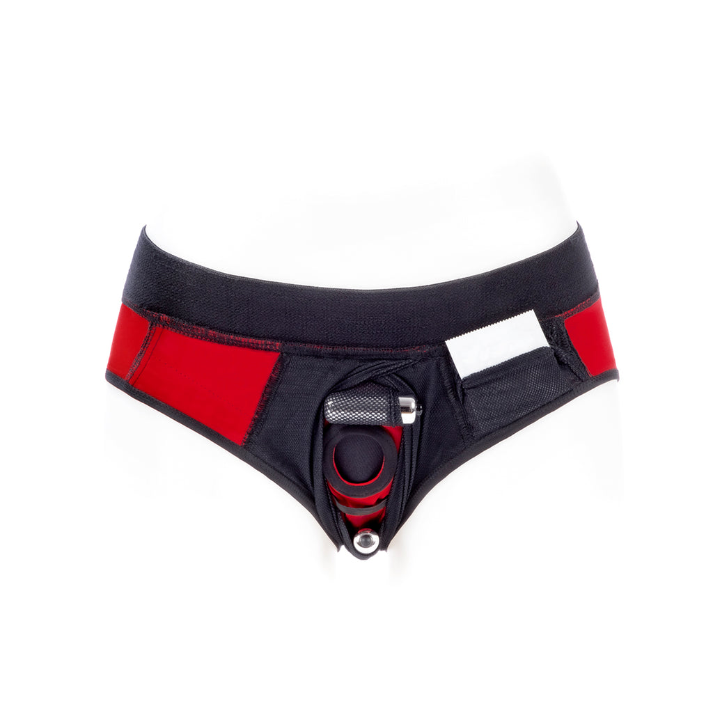 SpareParts Tomboi Cover Brief Nyl Red M