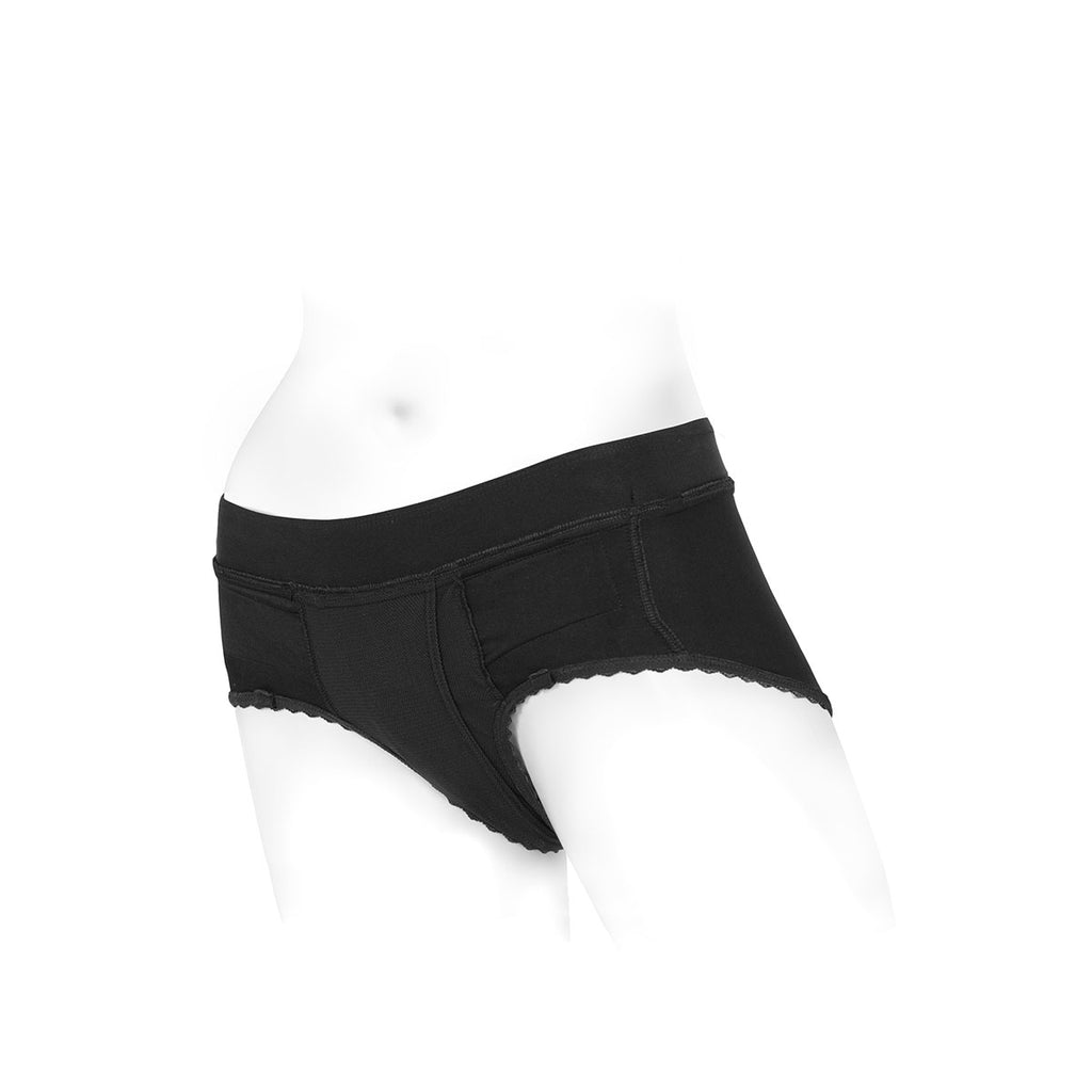 SpareParts Bella Harness Black/Black Nylon - 5X