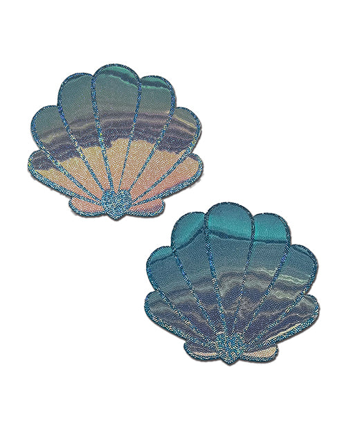 Pastease Opalescent Mermaid Shells - Seafoam Blue O/S