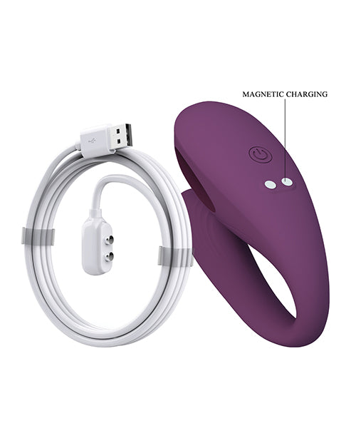 Pretty Love Aari Thumping Dual Vibrator - Purple