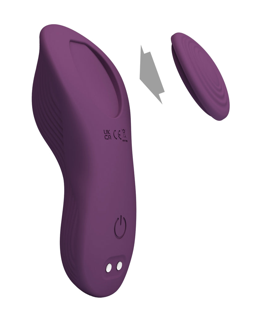 Pretty Love Mane Magnetic App- Controlled Panty Vibe - Purple