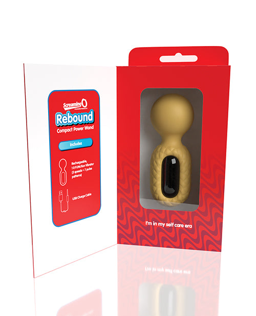 Screaming O Rebound Compact Power Wand - Bumblee Yellow