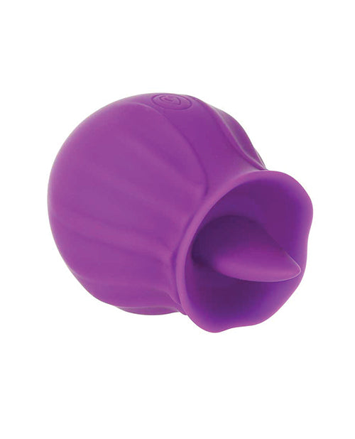 M'Lady Flickering Tongue & Vibrating Clitoral Stimulator - Purple