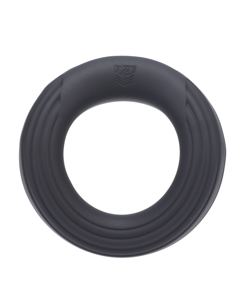 Fort Troff Rev Cock Throbber Vibrating Cock Ring - Large, Black