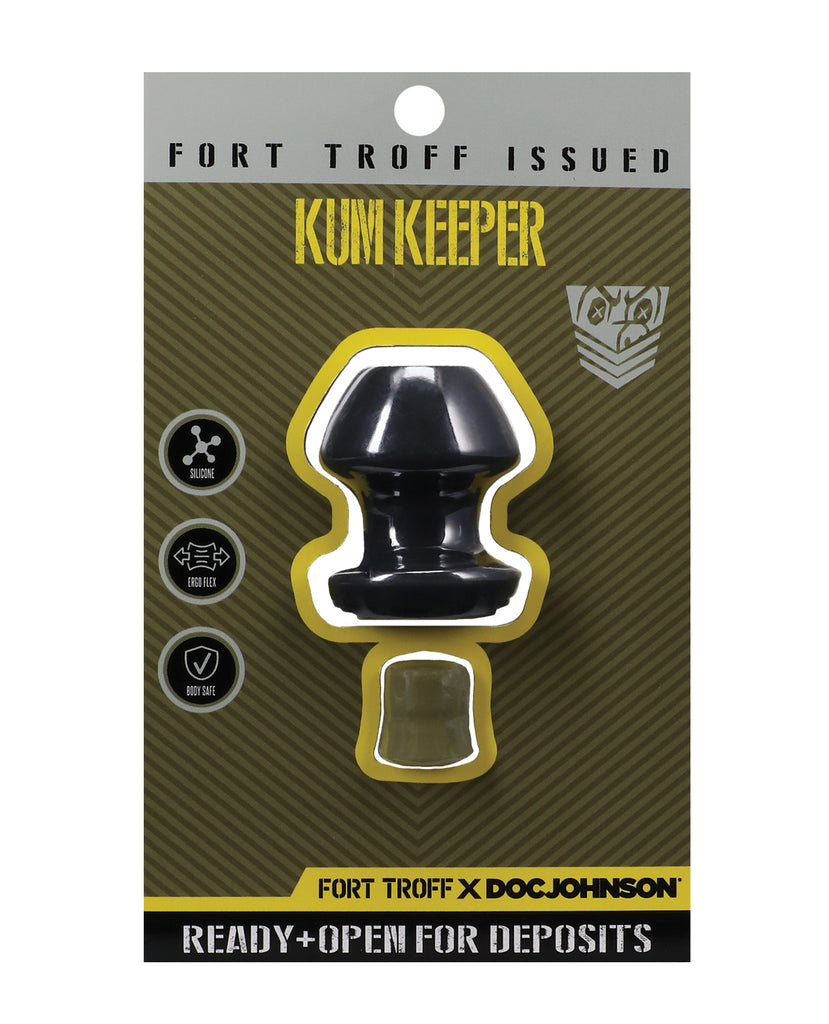 Fort Troff Kum Keeper Anal Plug - Black