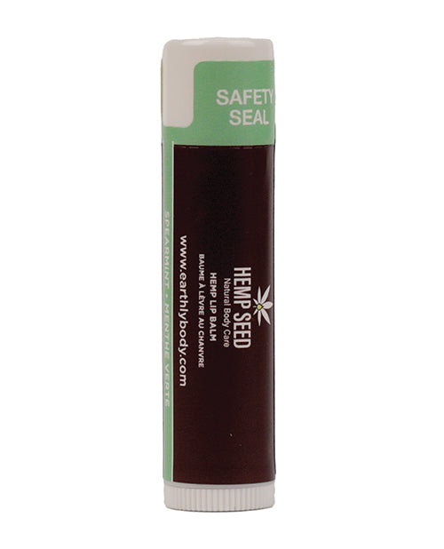 Earthly Body Hemp Seed Lip Balm Stick - Spearmint