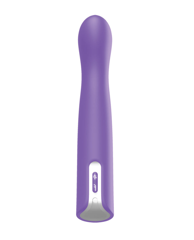 Luv Inc. G-Spot Vibrator w/Moving Beads - Purple