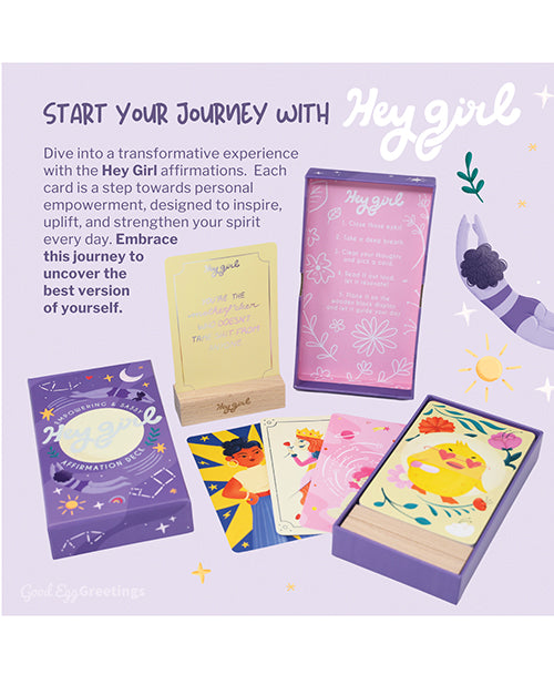 Hey Girl: Empowering & Sassy Affirmation Deck