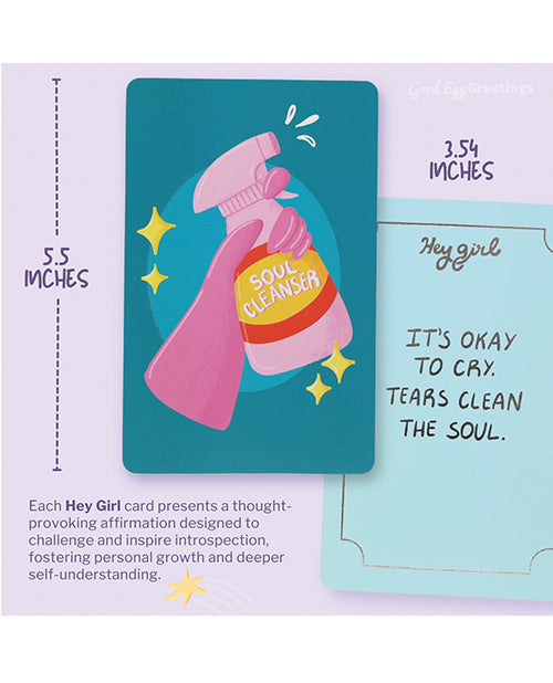 Hey Girl: Empowering & Sassy Affirmation Deck