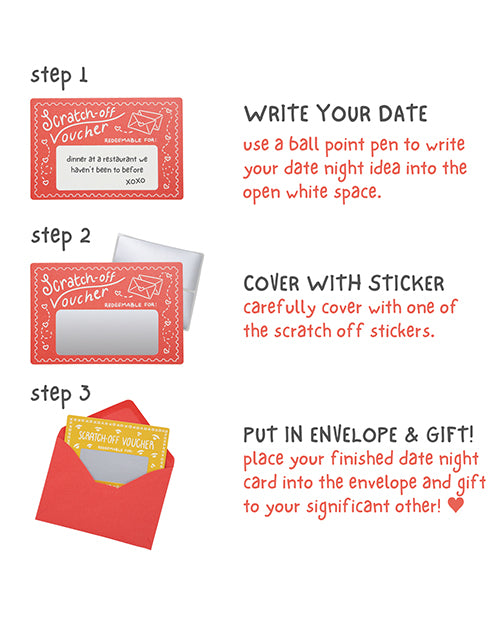 Mini Date Night Shenanigans DIY Scratch Off Vouchers & Coupons