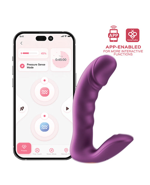 RORA 2 Pressure Sensing App-Controlled Rotating G-Spot Vibrator & Clitoral Stimulator