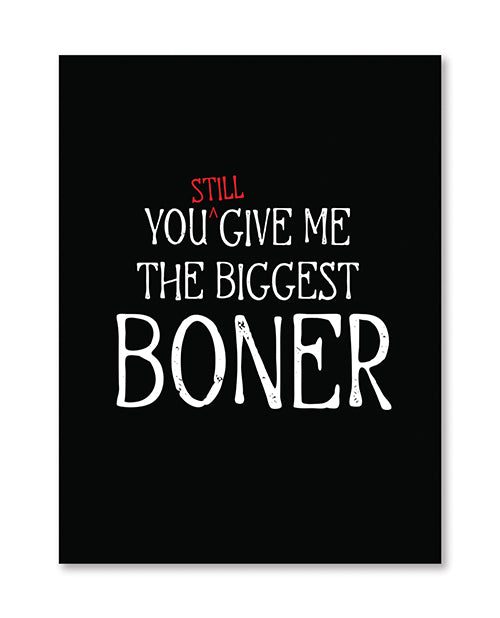 Biggest Boner Tonight Greeting Card