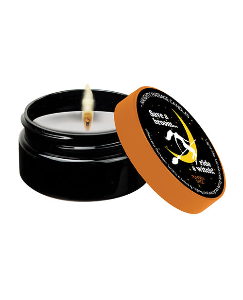 Kama Sutra Halloween Mini Massage Candle - 1.7 oz Ride a Witch