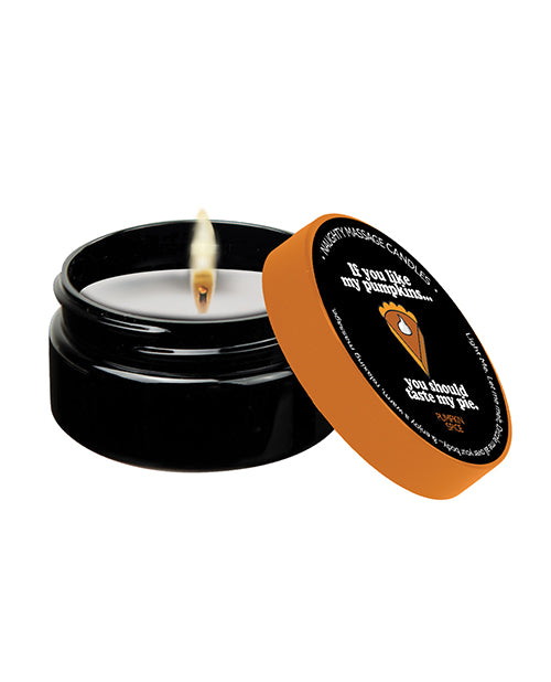 Kama Sutra Halloween Mini Massage Candle - 1.7 oz Taste my Pie