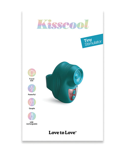 Love to Love Kisscool Tapping Finger Vibe - Teal Me