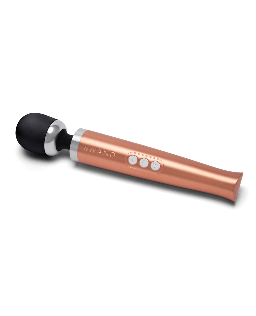 Le Wand Die Cast Rechargeable Massager - Rose Gold