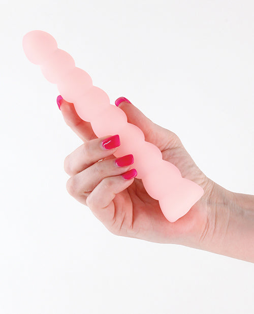 Pure Joy Textured Vibrator - Peach