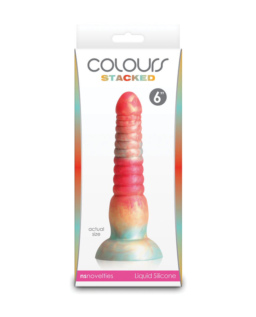 Colors Stacked 6" Dildo