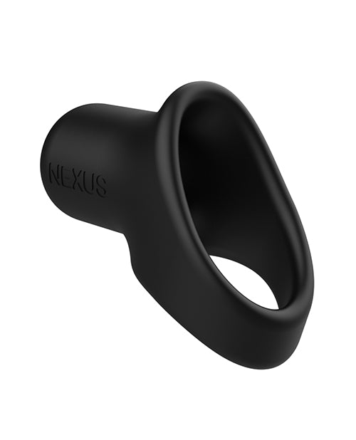 Nexus Rise Liquid Silicone Cock & Ball Sling - Black