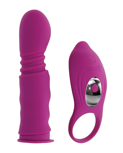 Playboy Pleasure Match Play Dual Vibrator - Fuchsia