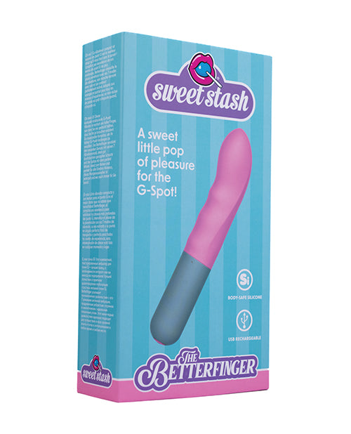 Rock Candy The Betterfinger G-Spot Vibe - Pink/Grey