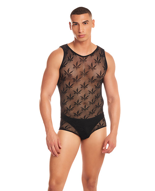 Rainbow Party Night Blaze Singlet 2 pc Set - Black