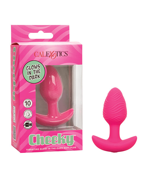 Cheeky Glow in the Dark Vibrating Butt Plug