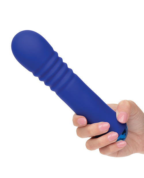 Thicc Chubby Thrusting Wand - Blue