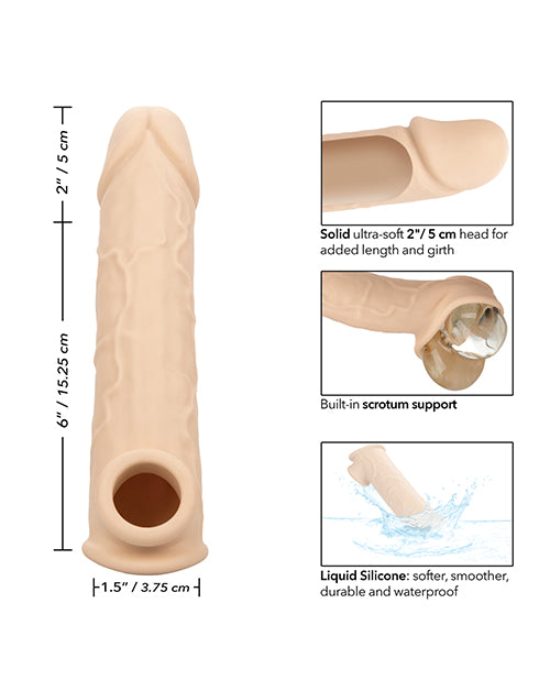 Performance Maxx Life-Like 8" Penis Extension - Ivory