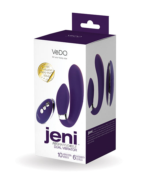 VeDO Jeni C-Shaped Dual Motor Vibe w/Remote