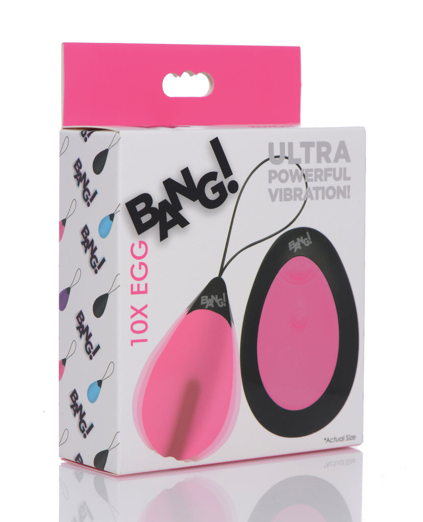 Bang! 10X Silicone Vibrating Egg