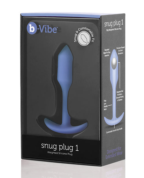 B-vibe Weighted Snug Plug 1 - 55 G