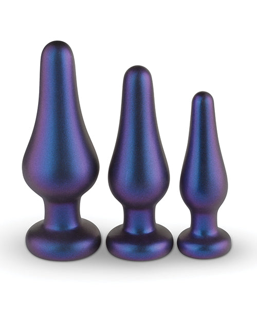 Hueman Comets Butt Plug Set Of 3 - Purple - Casual Toys