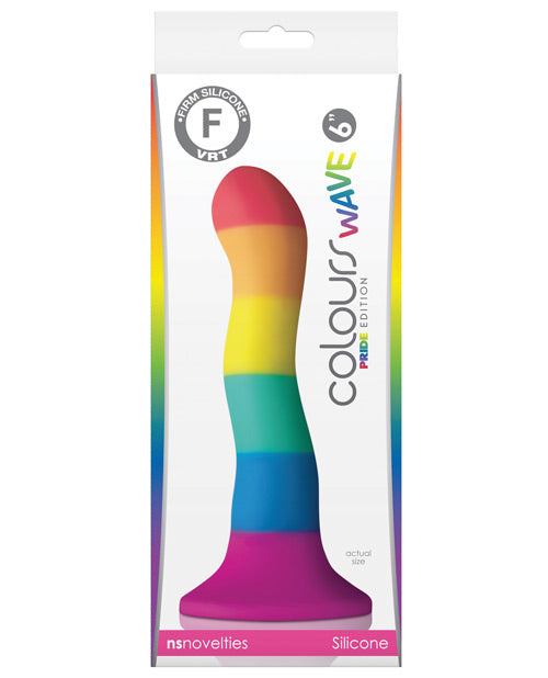 Colours Pride Edition 6" Wave Dildo - Casual Toys