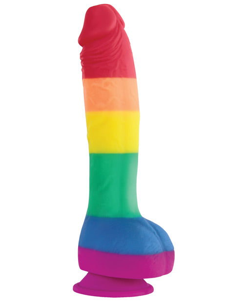 Colours Pride Edition 8" Dong W-suction Cup - Casual Toys