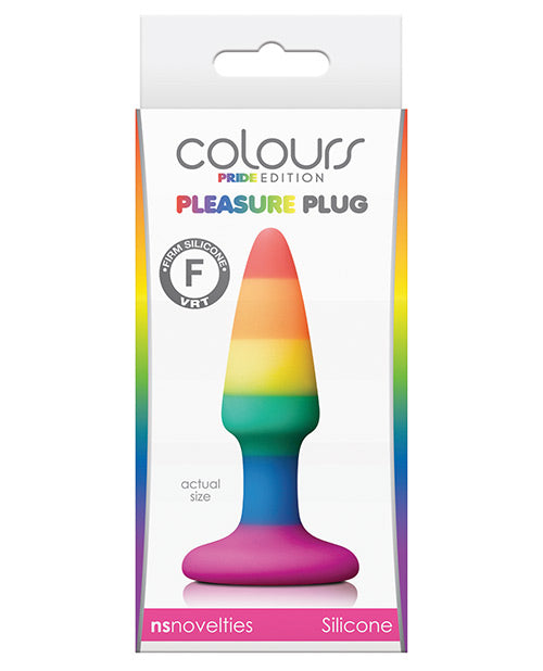 Colours Pride Edition Pleasure Plug - Rainbow - Casual Toys