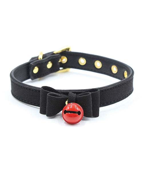 Plesur Cat Bell Bow Tie Collar - Black - Casual Toys