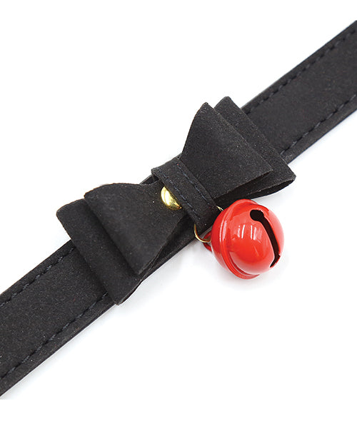 Plesur Cat Bell Bow Tie Collar - Black - Casual Toys