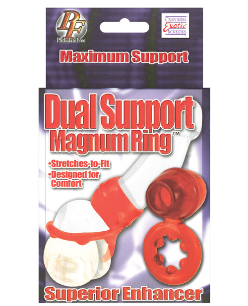 Dual Support Magnum Ring - Red - Casual Toys