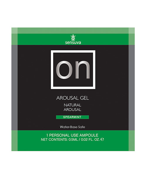 On For Her Arousal Gel Single Use Packet - 6 Ml Spearmint