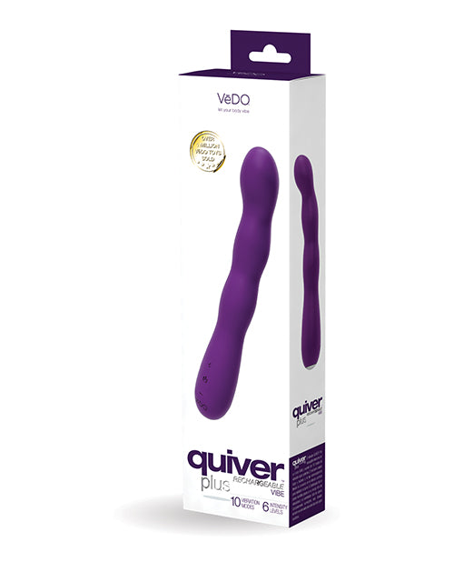 Vedo Quiver Plus Rechargeable Vibe - Casual Toys